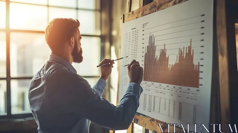 Financial Data Analysis with Graphs AI Image