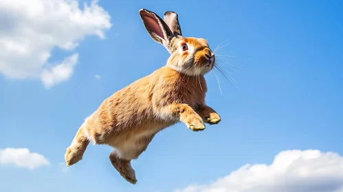 Airborne Hare: A Skyward Leap