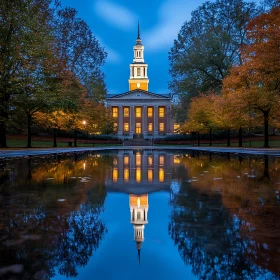 Building Reflection in Water