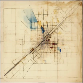 Urban Grid: An Abstract Cityscape Design