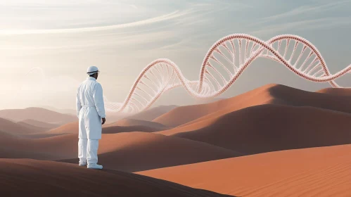 Genetic Future in Sandy Expanse