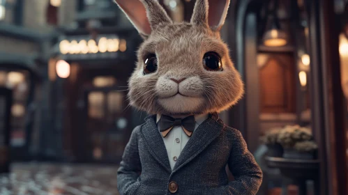 Rabbit in Suit