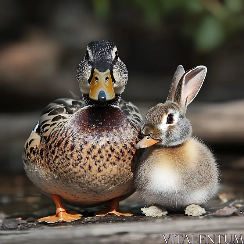 Hybrid Animals Duck and Rabbit