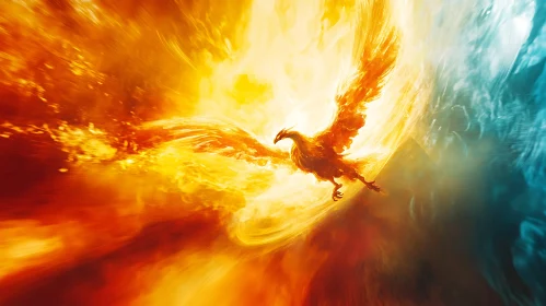 Blazing Phoenix: Rebirth and Renewal Art
