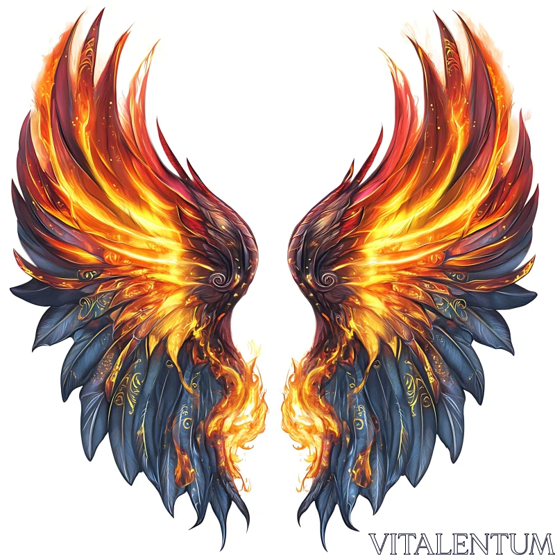 Majestic Wings of Fire and Ice