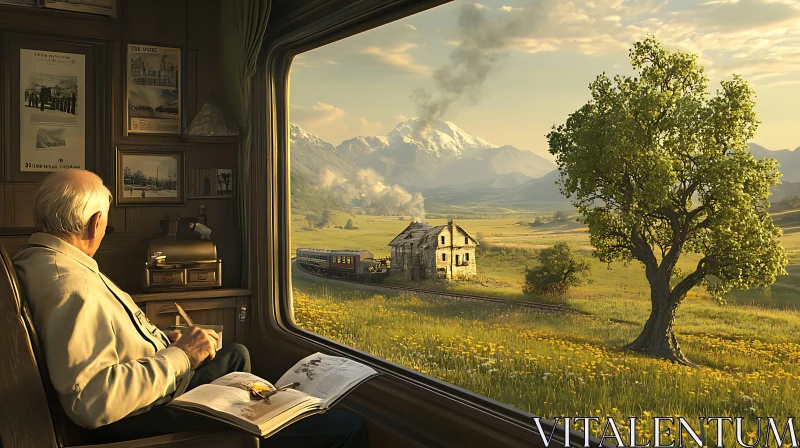 Old Man's Train Journey