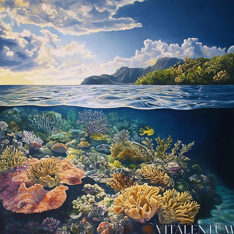 Underwater Reef Art: Ocean Scenery