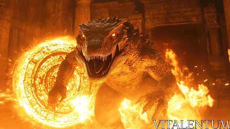 Dragon Unleashed: A Fiery Spectacle