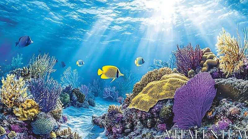 Underwater Paradise: A Coral Reef Scene