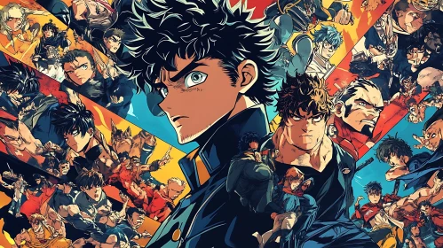 Vivid Anime Character Montage