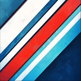Parallel Colored Lines Abstract Artwork