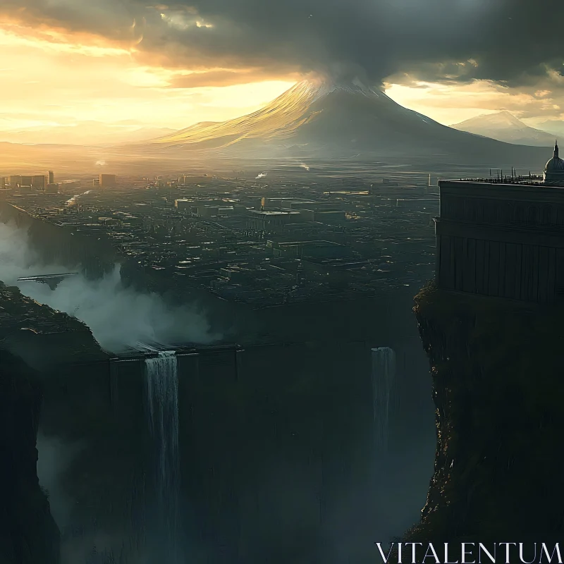 Mountain Vista Overlooking the City