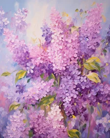 Lilac Bloom in Pastel Shades