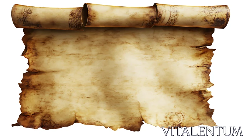 Aged Paper Scroll