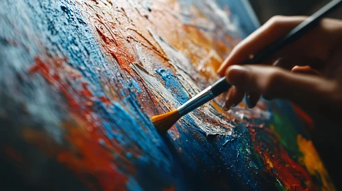 Brushstrokes of Brilliance: A Canvas Creation