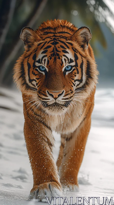 Winter Tiger Portrait