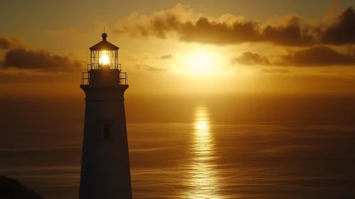 Beacon of Light at Dusk