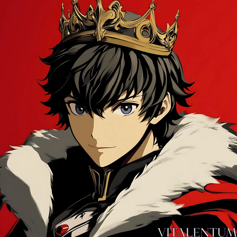 Royalty in Anime: Majestic Portrait