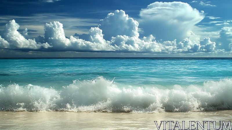 Azure Waters and Clouds