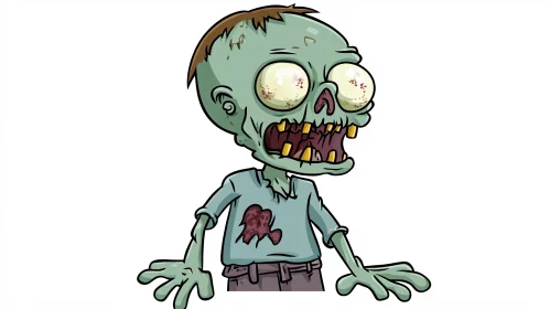 Undead Cartoon Character