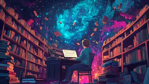 Galactic Library: Immersed in Infinite Learning