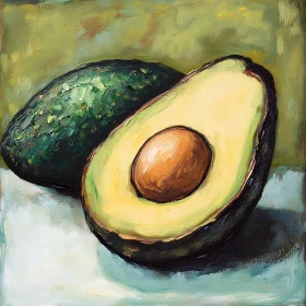Avocado Duo: A Study in Greens and Browns