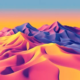 Colorful Abstract Landscape