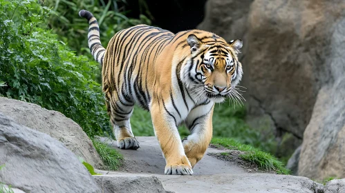 Tiger Walking
