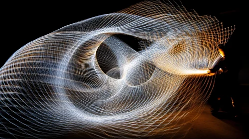 Swirling Light Abstract Photography