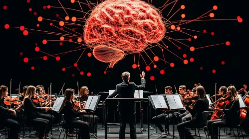 Musical Mind: Orchestra and Brain Concept