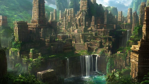 Lost Civilization: Jungle Waterfall City