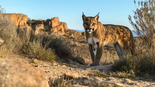 Cougar in the Wild: A Portrait of Nature