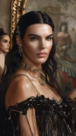 Sophisticated Portrait of Kendall Jenner