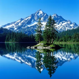 Lake and Mountain Reflection