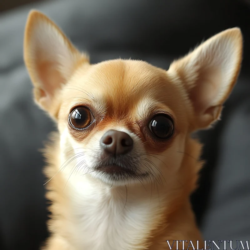 Chihuahua Dog Close-up AI Image