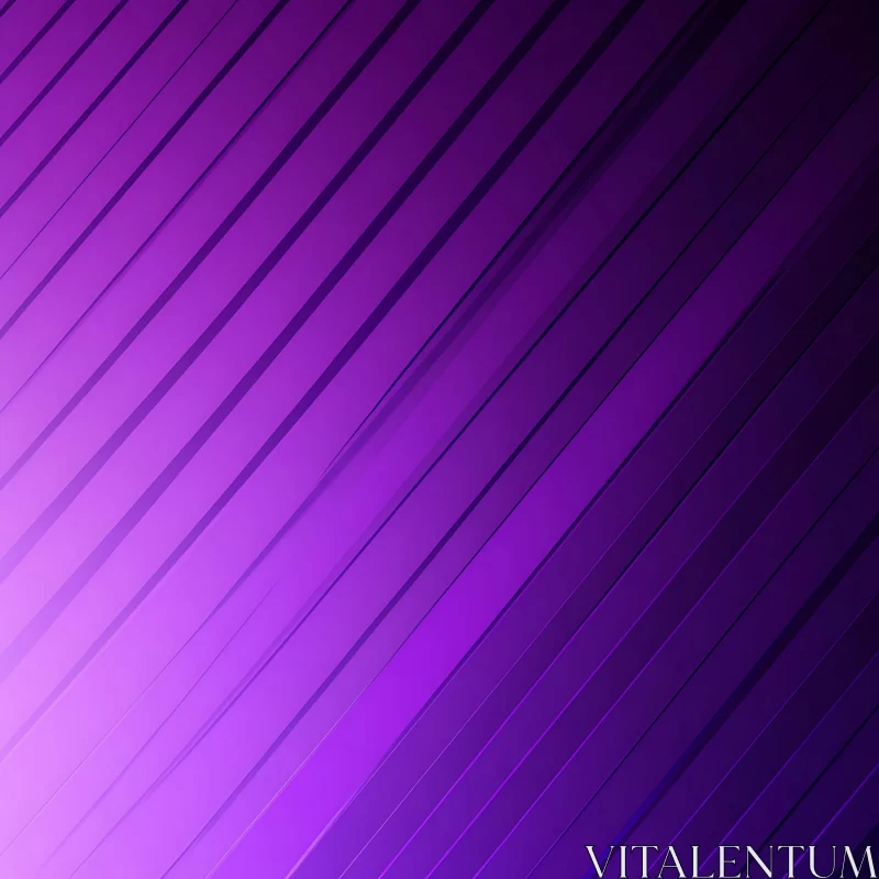 Abstract Purple Lines with Gradient Effect AI Image