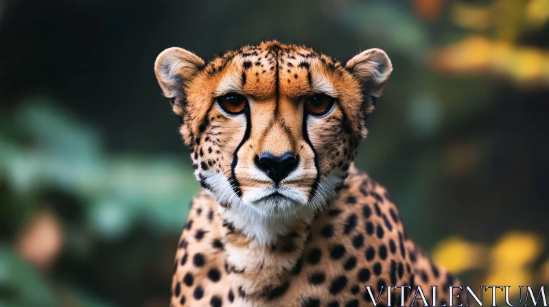 Cheetah Face Close-Up AI Image