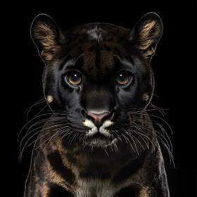Mysterious Panther Gaze