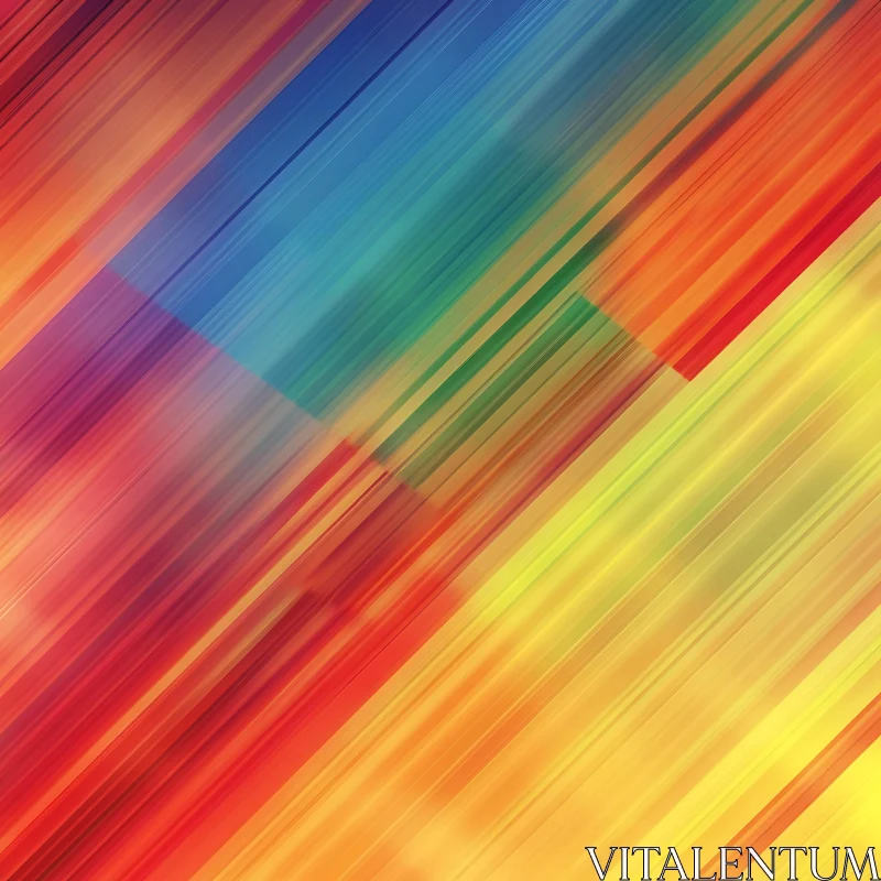 Parallel Color Lines Abstract Design AI Image