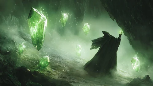 Emerald Crystals and the Enigmatic Wizard