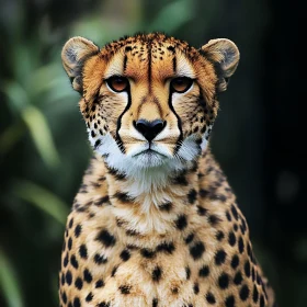 Cheetah's Stare: A Wildlife Close-Up