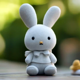 Charming Bunny Toy Still Life