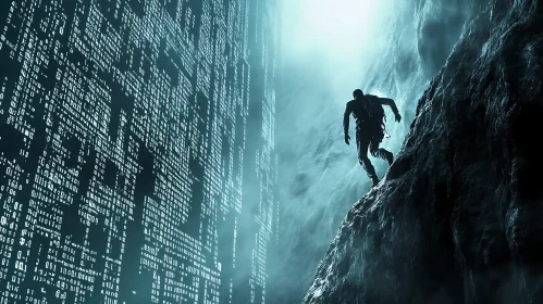 Digital Ascent: Man Versus Data Landscape