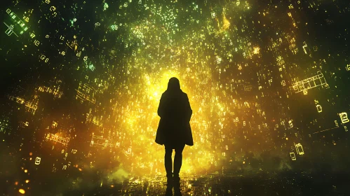 Figure in Digital Realm