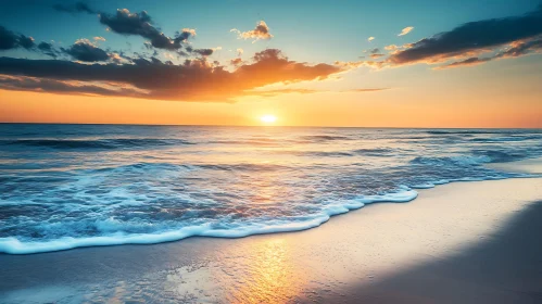 Seascape at Sunset