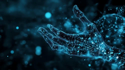 Digital Hand Composition with Musical Elements