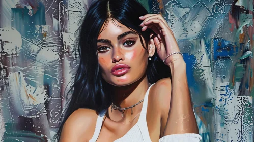 Abstract Portrait of Kylie Jenner