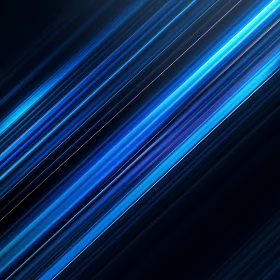 Luminous Blue Lines Abstract Design