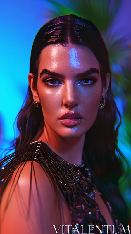 AI ART Glamorous Portrait of Kendall Jenner