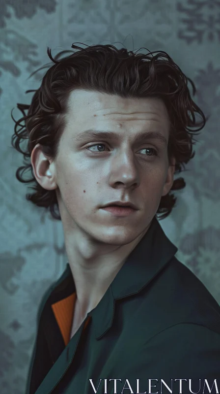 AI ART Reflective Portrait of Tom Holland